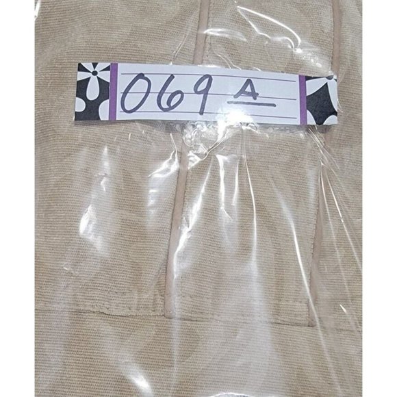 Chico's Womens Corduroy Cord Jacket Embossed Light Khaki w/ Front Pockets Size 2 - Picture 13 of 13